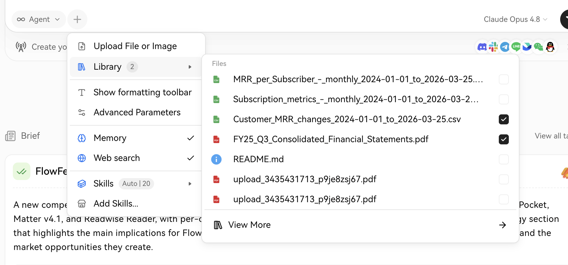 Old context menu